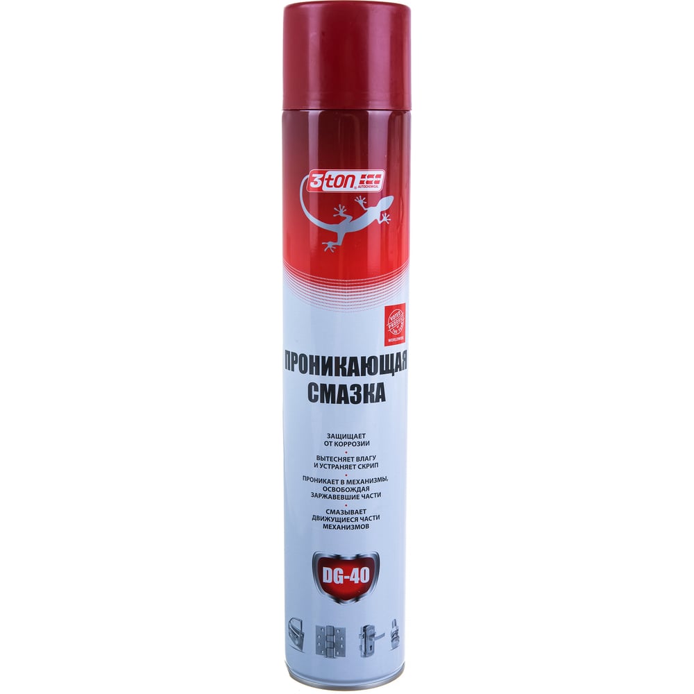 Изображение товара Проникающая смазка 3ton ТС-906 DG-40 1л аэрозоль