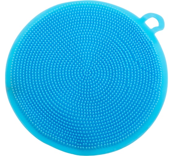 Изображение товара Губка для мытья посуды, фруктов и овощей ANTELLA силиконовая, 11 см., 34 г., 1 шт 25037