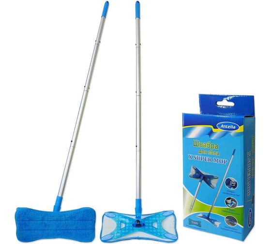 Изображение товара Швабра ANTELLA X SUPER MOP микрофибра в коробке 25051
