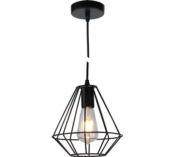 Изображение товара Подвесная люстра De Fran E27 220В 60Вт металл черный, SP5-1704-1B