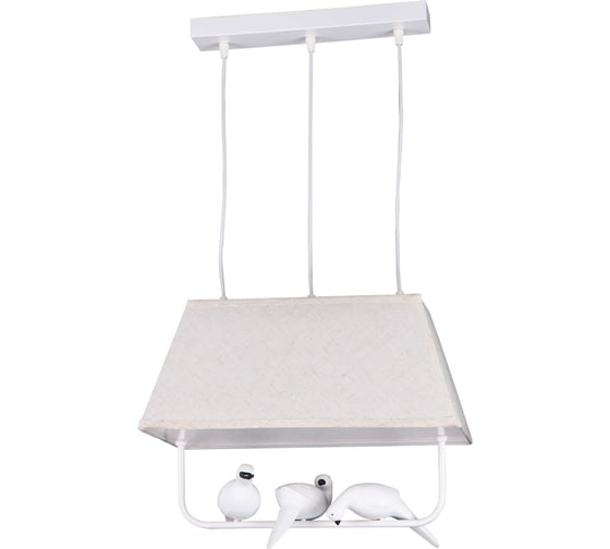 Изображение товара Люстра De Fran Е27 220В 3x60Вт белый "голуби" AP5-1577-3 WT+BR