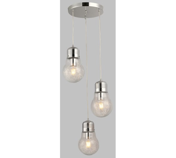 Изображение товара Подвесная люстра De Fran E14 220В 3x40Вт хром "лампы", SP1-1502-3CH