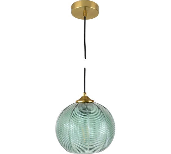 Изображение товара Подвесная люстра De Fran E27 220В 1x60Вт стекло тонированное, золото, SP -0842