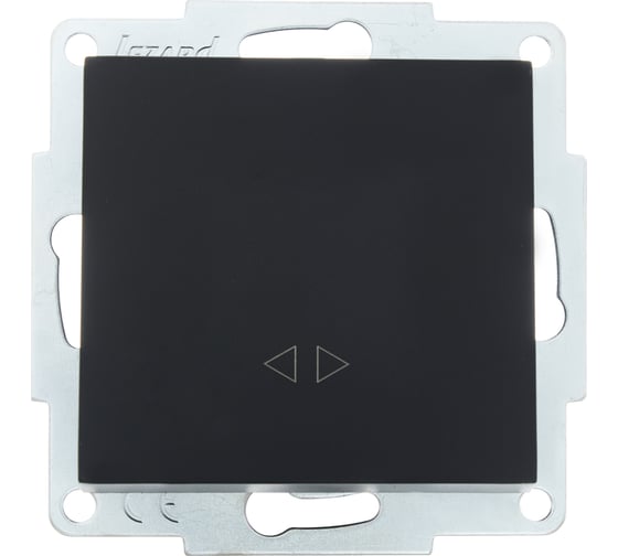 Изображение товара промежуточный выключатель Lezard VESNA чёрный бархат 742-4288-107