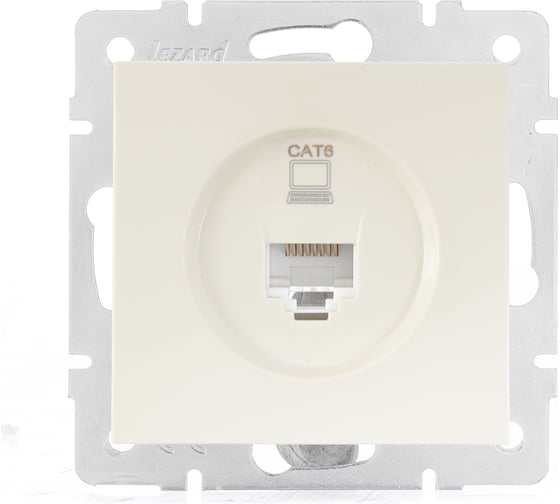 Изображение товара Компьютерная розетка Lezard VESNA крем 140 742-0388-140