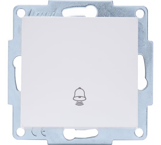 Изображение товара Кнопка звонка Lezard VESNA белый 742-0288-103