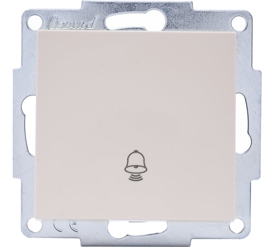 Изображение товара Кнопка звонка Lezard VESNA крем 742-0388-103