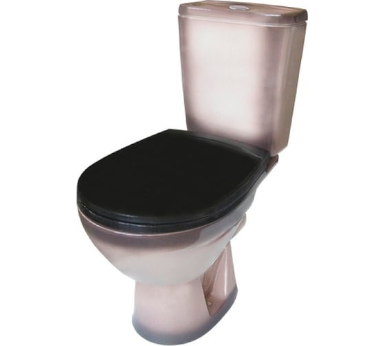 Изображение товара Унитаз-компакт Rosa Соло чёрный декор Вн УнБ60