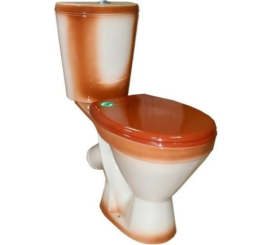 Изображение товара Унитаз-компакт Rosa Элегант коричневый декор Вн УнК05