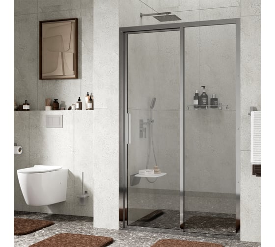 Изображение товара Душевая дверь с доводчиком WasserKraft Lopau 32S05R