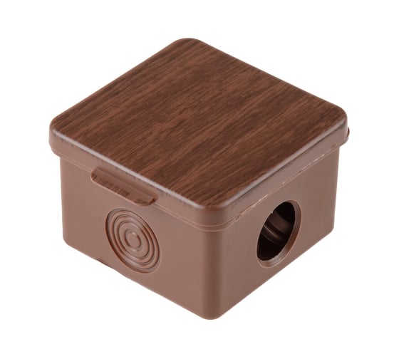 Изображение товара Распределительная коробка ЮПИТЕР ОП 65x65x50 мм бук JP7113-09