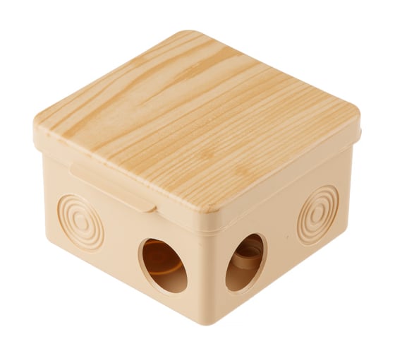 Изображение товара Распределительная коробка ЮПИТЕР ОП 80x80x50 мм сосна JP7113-12