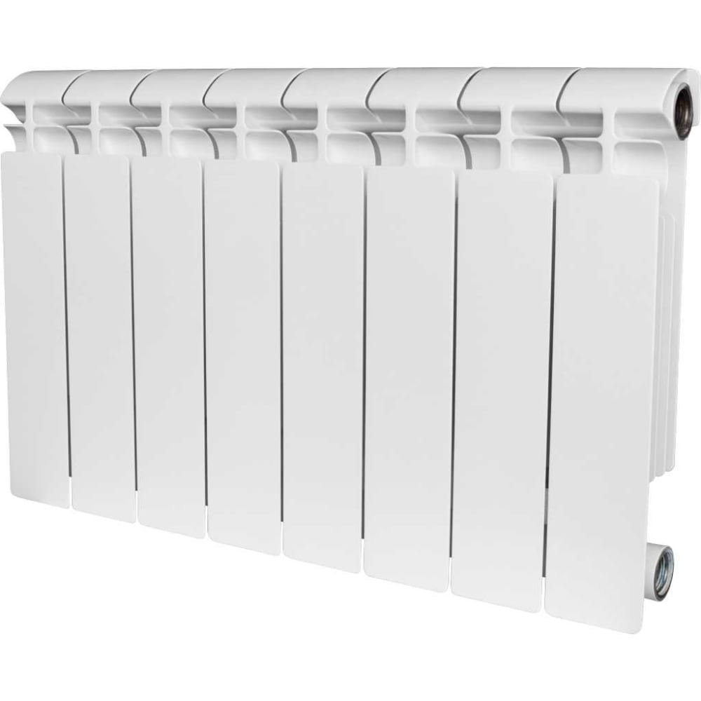 Алюминиевый радиатор STOUT, цвет белый SRA-2310-035008 RG00908P2TLDT0 ALPHA 350 - фото 1