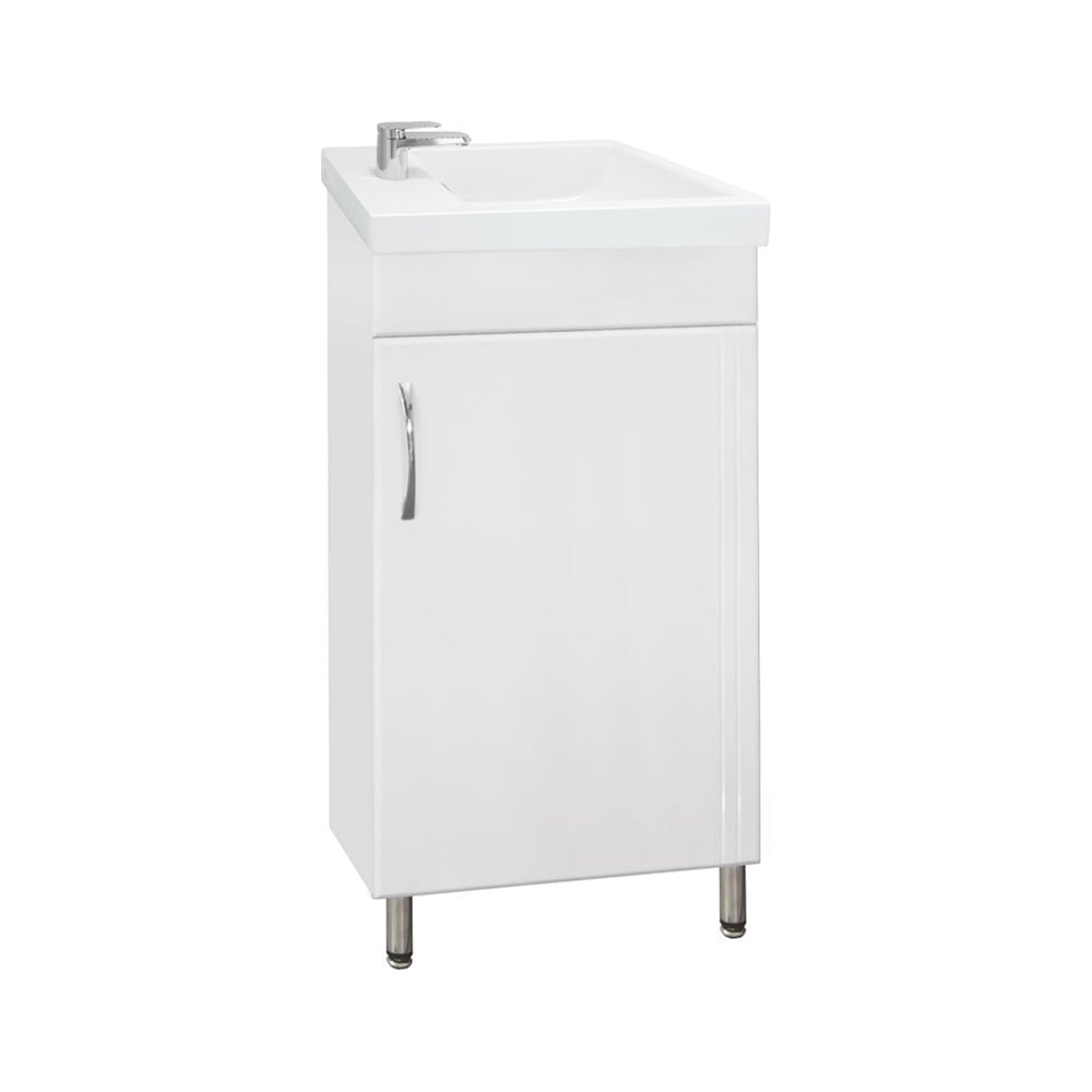Изображение товара Тумба Style Line под умывальник Комо 40, белая, современный стиль