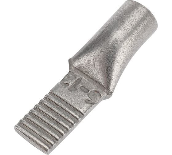 Изображение товара Штифтовой медный луженый наконечник REXANT НШМЛ 6-5,5x12 (6 мм2 - d 5,5мм) уп.50 шт 07-8460