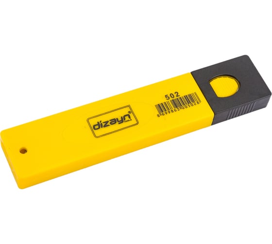 Изображение товара Лезвие сменное для строительного ножа 18 мм, 10 шт DIZAYNTOOLS .502