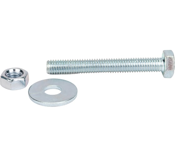 Изображение товара Шестигранный болт с гайкой и шайбами STARFIX М8x60 мм, 2 шт. SMK1-84914-2