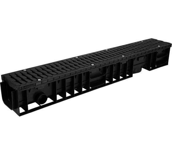 Изображение товара Лоток Aquastok ЛВП Master DN100 H135 B125 1000x148x135 с пластиковой решеткой (комплект) (110131) 549070