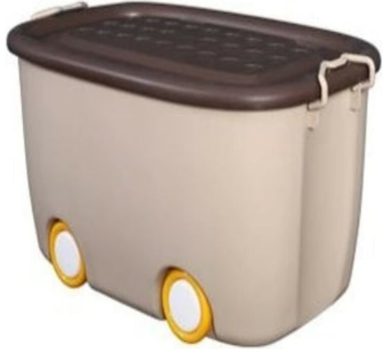 Изображение товара Ящик для хранения ZDK на колесах, большой, коричневый boxbig0001/khaki