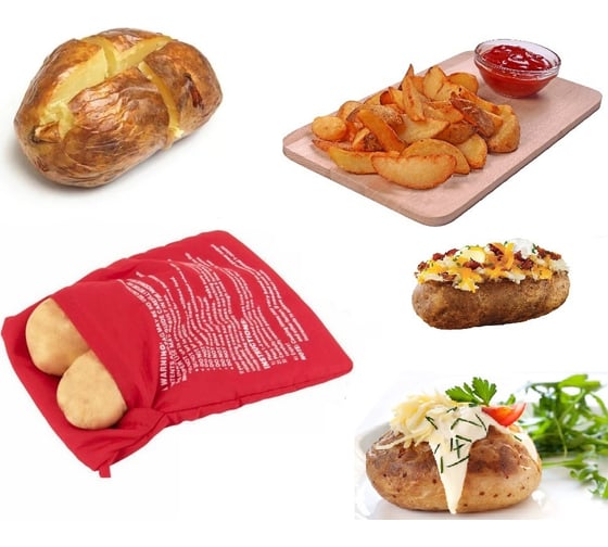 Изображение товара Форма для запекания картофеля ZDK Homium в микроволновке, набор из 2 шт, рукав 856543