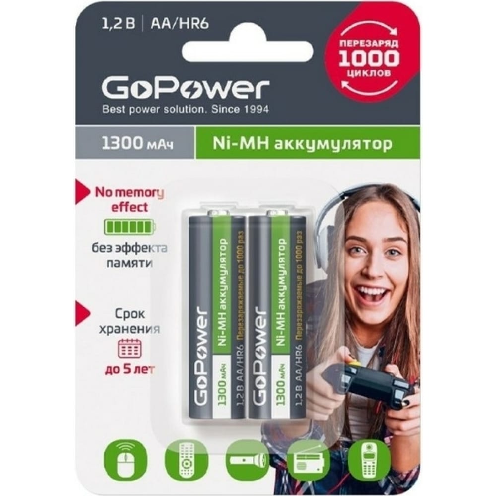 Бытовой аккумулятор GoPower - 00-00018318