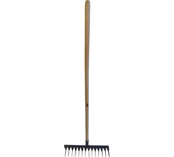 Изображение товара Грабли ООО Агростройлидер 14-ти зубые витые с черенком в сборе, L=1,5 м САД-08.05.22