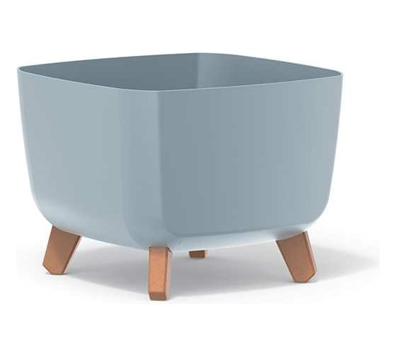 Изображение товара Кашпо на ножках Prosperplast DGQL300 443U GRACIA SQUARE 29х29х22 см, светло-серое 066913