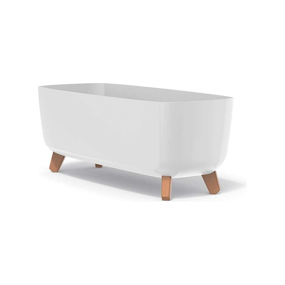 Изображение товара Кашпо на ножках Prosperplast DGCL600 S449 GRACIA CASE белое 580х240х235 мм