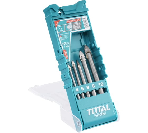 Изображение товара Сверла по стеклу 5 шт TOTAL TACSD7256