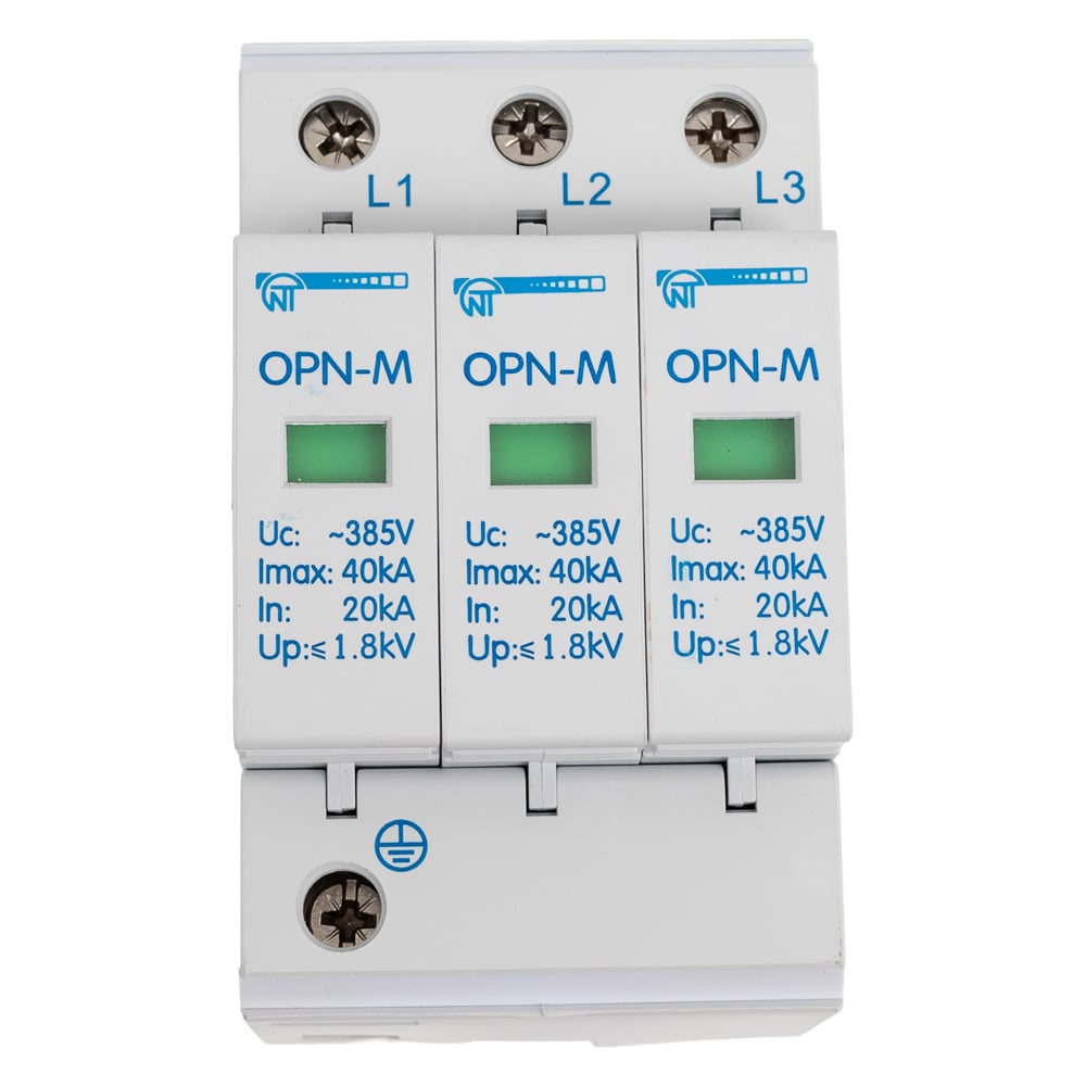 Изображение товара Ограничитель импульсных перенапряжений НовАтек-Электро OPN-M (3S) 20kA 567893-20