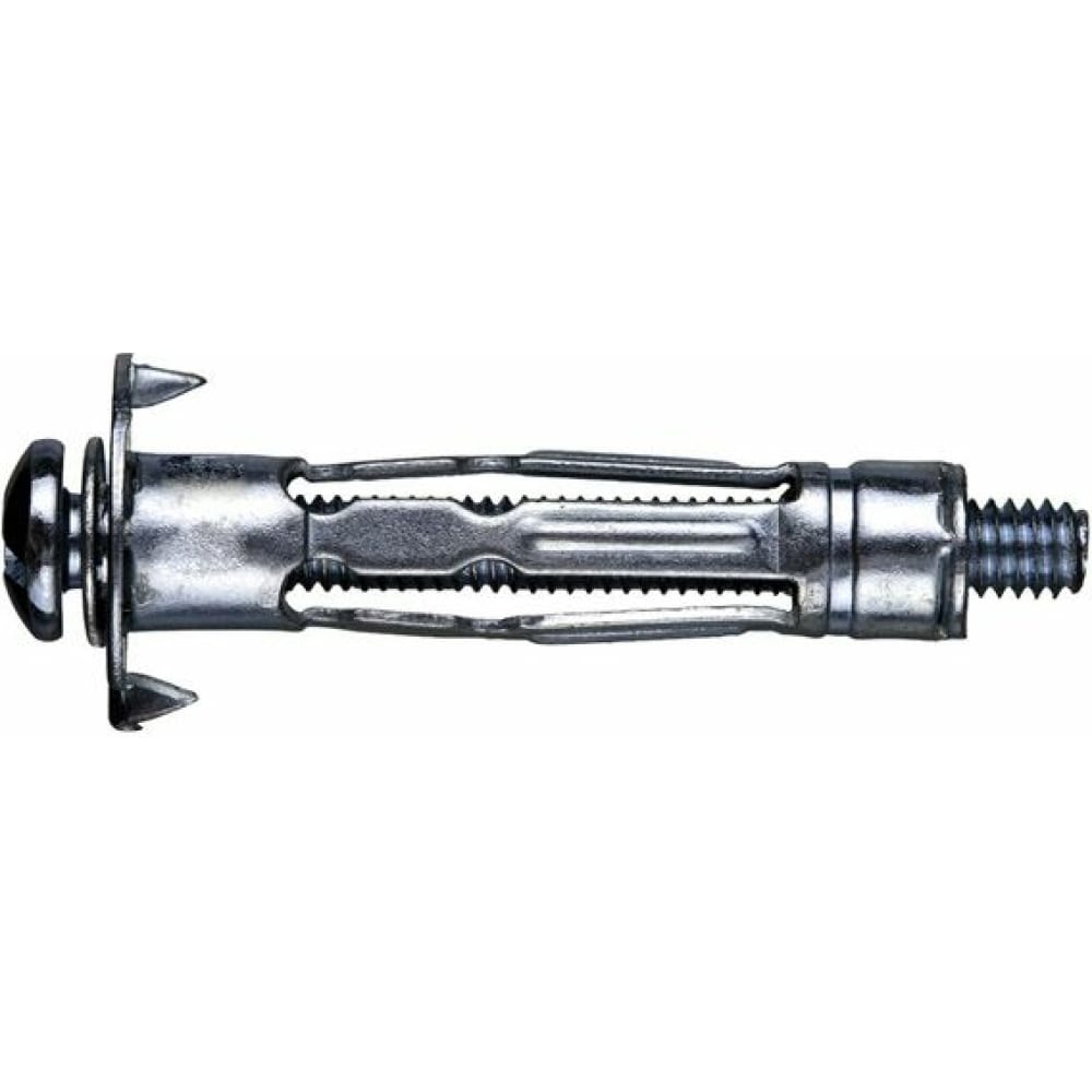 Металлический дюбель для пустотелых конструкций STARFIX дюбель зубр 4 301286 со сверлом для гипсокартона с саморезом дрива металлический 33 мм 3 шт