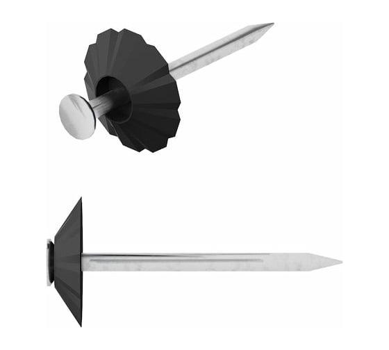 Изображение товара Декоративные гвозди STARFIX 1,8x32 мм, черная шляпка, 100 шт. SMZ1-29553-100