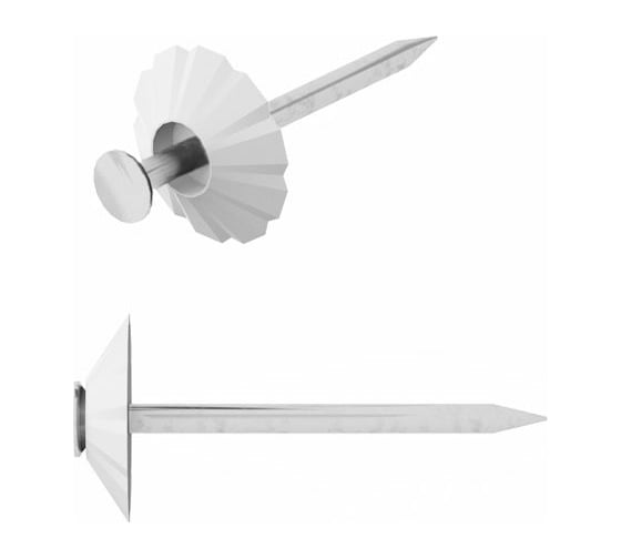 Изображение товара Декоративные гвозди STARFIX 1,8x32 мм, белая шляпка 100 шт. SMZ1-105686-100