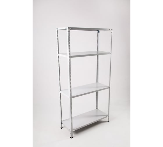 Изображение товара Стеллаж ООО ФУРАМА СТФЛ 1500x1000x800 мм, 4 полки, серый СТФЛ151080-4