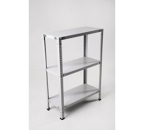 Изображение товара Стеллаж ООО ФУРАМА СТФЛ 1800x1000x300 мм, 3 полки, серый СТФЛ181030-3