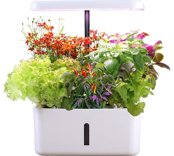 Изображение товара Интеллектуальная гидропонная плантация на 8 мест с автополивом и умной подсветкой Green Helper GZ223