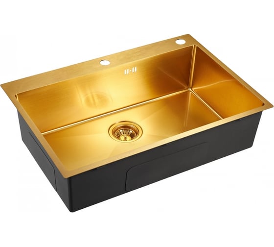 Изображение товара Мойка универсального монтажа EMAR EMB-125A PVD Nano Golden