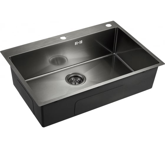 Изображение товара Мойка универсального монтажа EMAR EMB-125A PVD Nano Dark