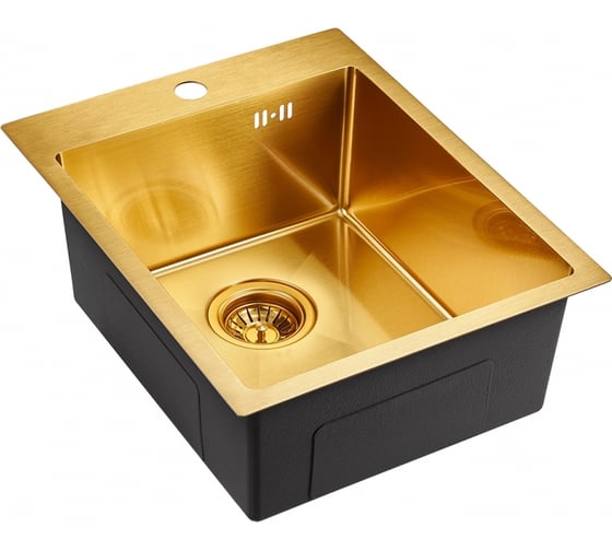 Изображение товара Мойка универсального монтажа EMAR EMB-128A PVD Nano Golden