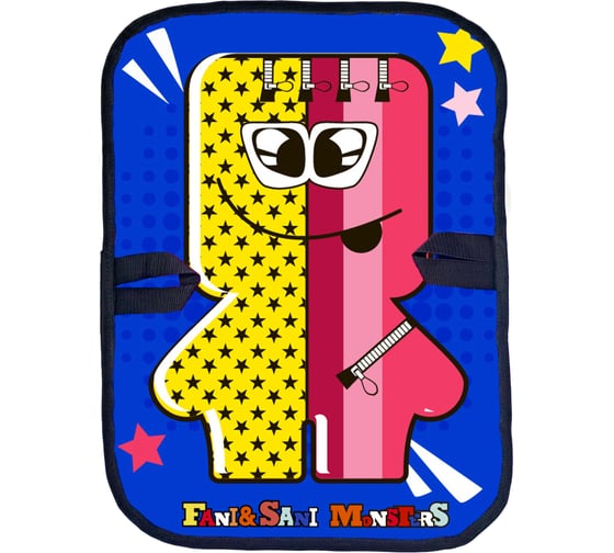 Изображение товара Ледянка-прямоугольник Fani&Sani Монстрик 10, принт, 60x45 см 84175