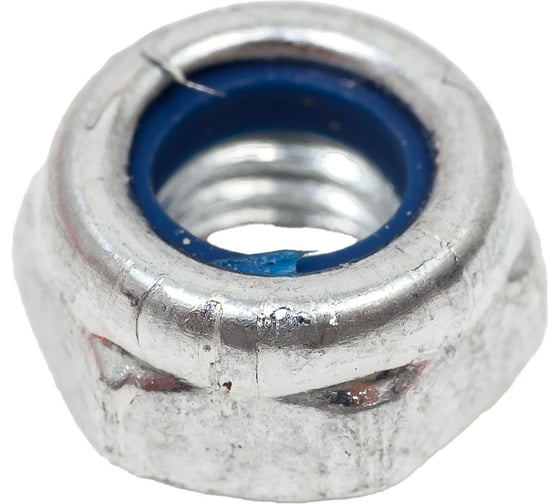Изображение товара Гайка со стопорным кольцом STARFIX М6 цинк, класс прочности 5.8, DIN 985, 500 шт. SMC1-50734-500