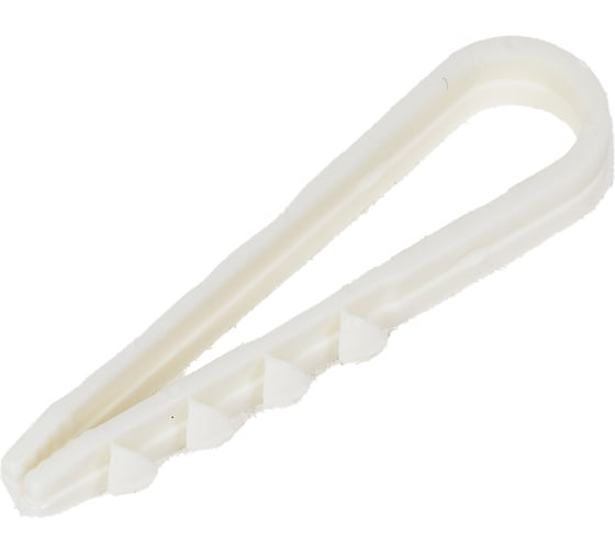 Изображение товара Дюбель-хомут для круглого кабеля STARFIX 5-10 мм, белый, 100 шт. в пакете SM-96276-100