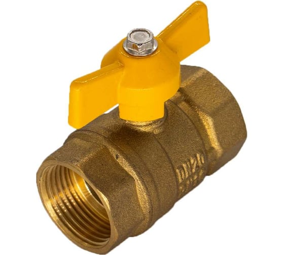 Изображение товара Шаровой кран для газа ОПТИМА ГАЗ 1 г/г бабочка SGFFB001