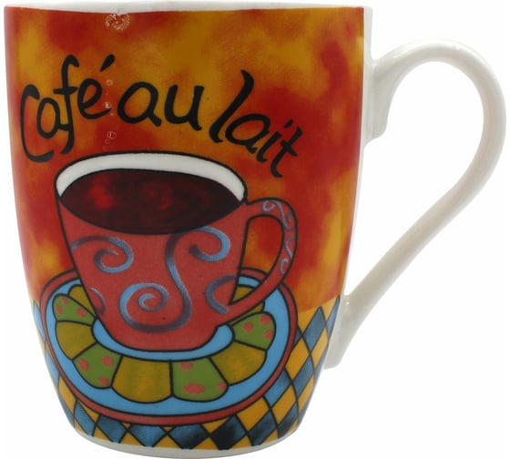 Изображение товара Фарфоровая кружка КОШКИН ДОМ Le Cafe 350 мл 50-20-015