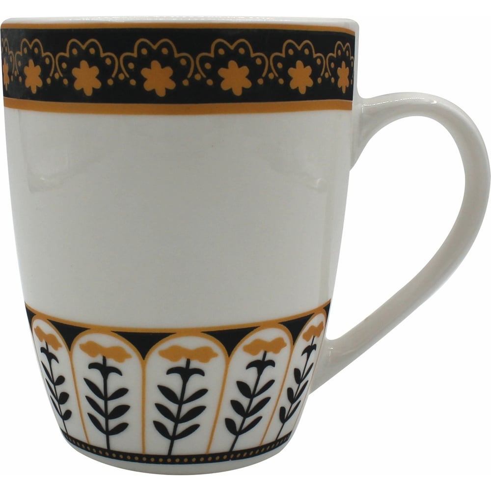 Изображение товара Фарфоровая кружка КОШКИН ДОМ Нежность 350 мл для кофе и чая