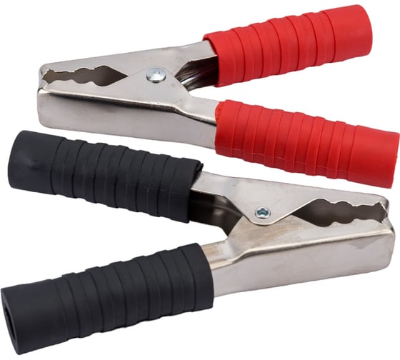 Изображение товара Зажимы "крокодилы" AUTOVIRAZH 250А 140мм 2шт(красный+черный) AV-010205