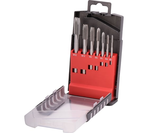 Изображение товара Набор машинных метчиков Bucovice Tools М3-М12, HSS 105001