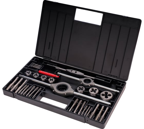 Изображение товара Набор метчиков и плашек Bucovice Tools M1-II M3-M12, HSS, 34пр 340120