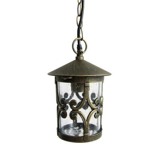 Изображение товара Садово-парковый светильник De Fran E27 60Вт IP44 черненое золото, EL-382HG