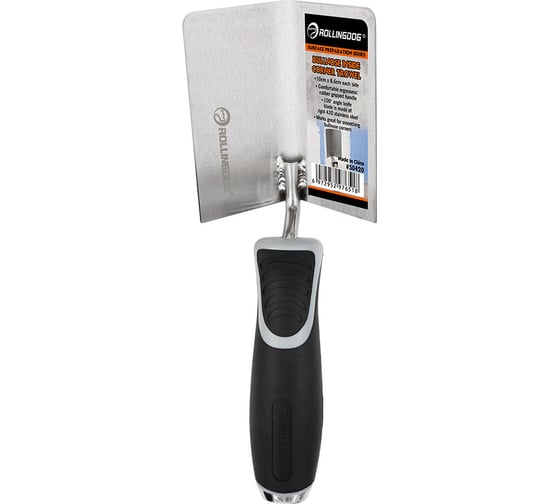 Изображение товара Угловой шпатель для внутренних углов ROLLINGDOG нержавеющая сталь 50420